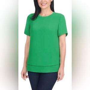 NWT Hilary Radley Green Women's Top size M